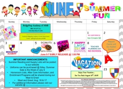 The June calendar is here!